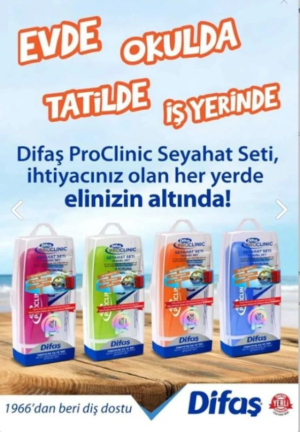 DİFAŞ PROCLİNİC SEYAHAT SETİ