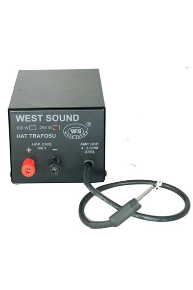 West Sound 250 Watt Kutulu Hat Trafosu ürün görseli 1
