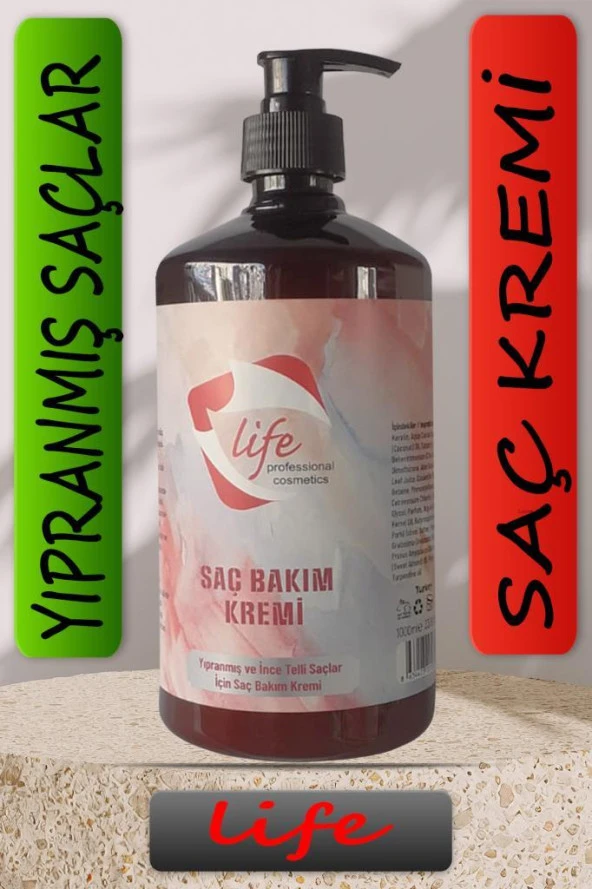 Life Professional Saç Bakım Kremi Hair Conditioner 1000 Ml.