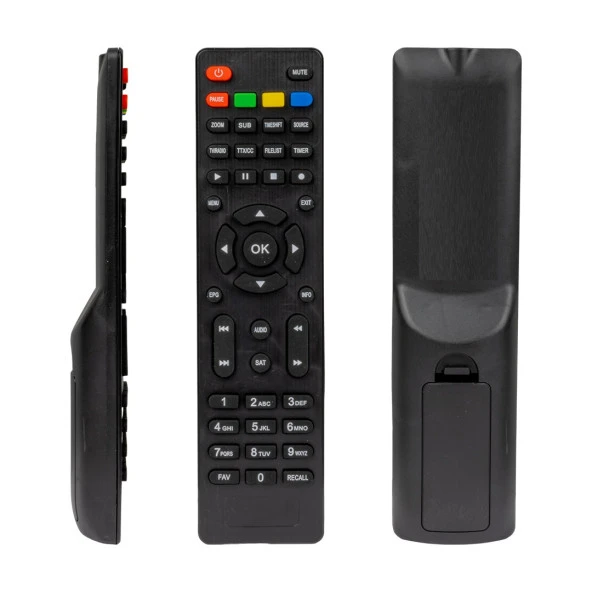 MERSAT STAR /YUMATU HD/CITYBOX HD/MERSAT MARGINAL UYDU KUMANDA (33206 AYNI) PAUSE KIRMIZI (3035=18823) ürün görseli 1