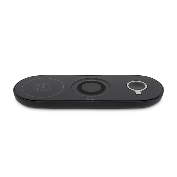 ttec AirCharger Trio 3ü'1 Arada iPhone Apple Watch AirPods Kablosuz Hızlı Şarj Aleti Beyaz - 2
