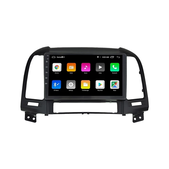 Hyundai Santa Fe Android Multimedya Sistemi (2000-2006) 2 GB Ram 32 GB Hafıza 4 Çekirdek CarPlay Android Auto