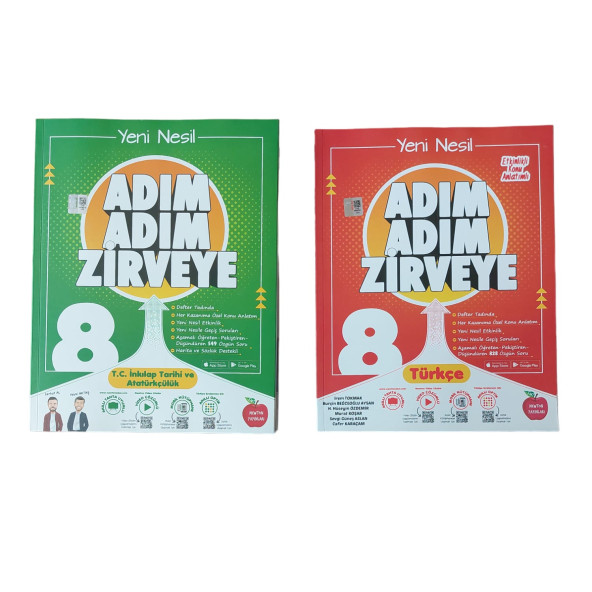 NEWTON YAY. 8. SINIF 2Lİ  ADIM ADIM ZIRVEYE SORU  BANKASI SET