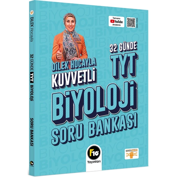 Dilek Hocayla 32 Günde TYT Biyoloji Konu Anlatım Ve Soru Bankası F10 Yayınları - 3