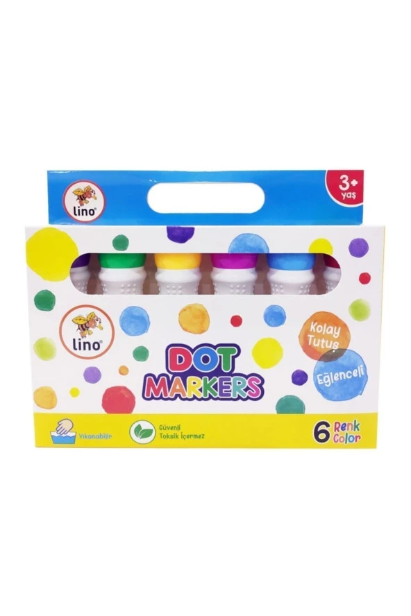 Dot Markers 6 Lı Yıkanabilir Boya Ln-606