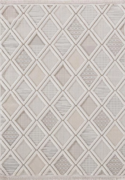 Vivaldi Soho 1086 Gri İskandinav Serisi Salon Oturma Yatak Odası Halısı