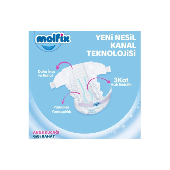 Molfix Pants Bebek Bezi 5 Beden Junior Aylık Avantaj Paketi 136 Adet (68 X 2 ) - 3