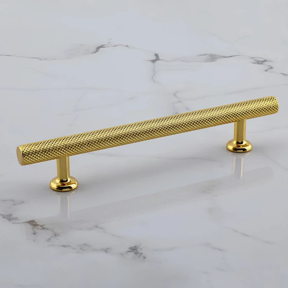 Doruk Kulp 128 mm Altın Gold Metal Mobilya Çekmece Mutfak Dolabı Dolap Kulpları Kapak Kulpu Kulbu - 7