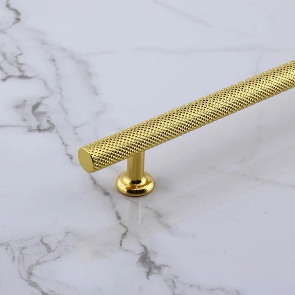 Doruk Kulp 320 mm Altın Gold Metal Mobilya Çekmece Mutfak Dolabı Dolap Kulpları Kapak Kulpu Kulbu - Resim 5