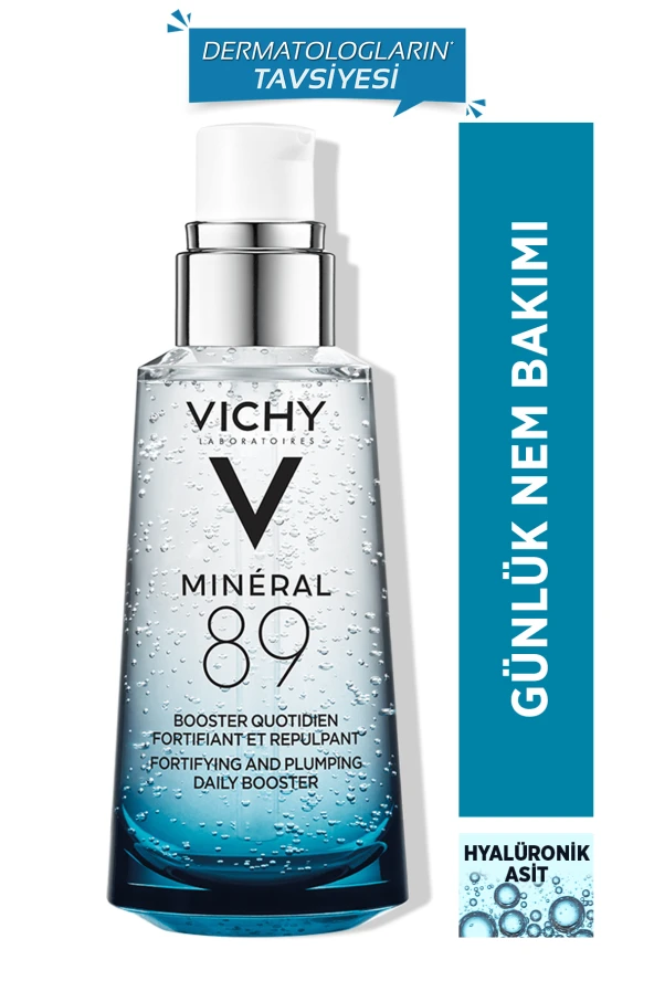 Vichy Mineral 89 Nemlendirici Serum Hyalüronik Asit Gunluk Nem Bakımı 50 ml ürün görseli 1