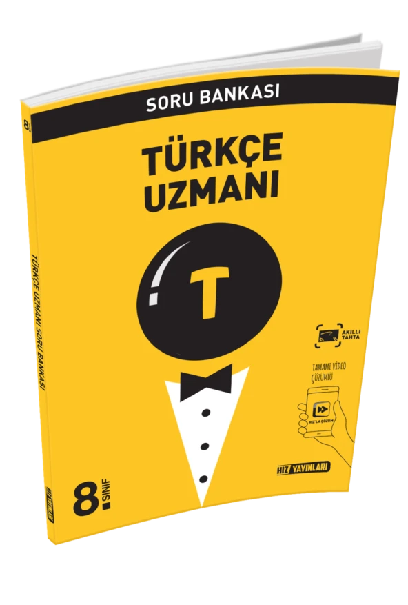 8. Sınıf Türkçe Uzmanı Soru Bankası Hız Yayınları