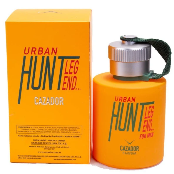 Cazador CAZ 9566 Hunter Urban 100 Cl EDT Erkek Parfüm Hardal - 2