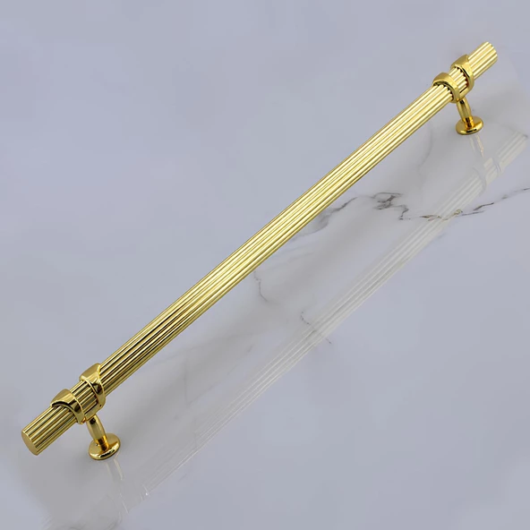 Emir Kulp Gold 224 mm - 22.4 cm Metal Mobilya Mutfak Çekmece Dolap Dolabı Kapak Kulbu Kulpu Kulpları - 6