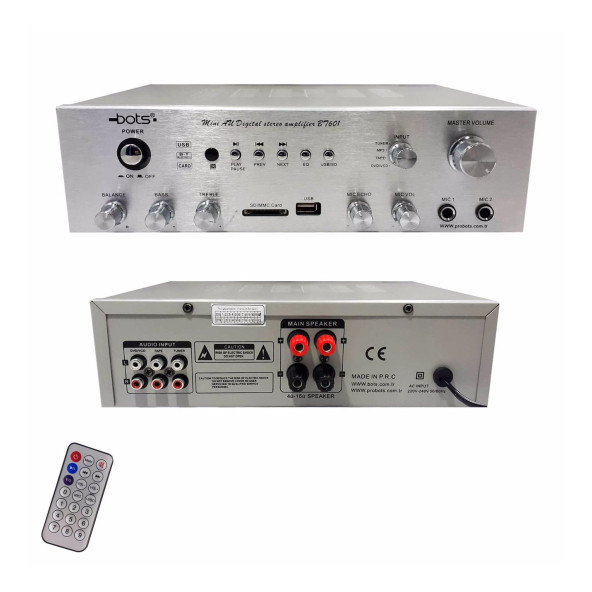Bots BT-601 80 W Bluetooth Amplifikatör (Yenilenmiş Ürün)