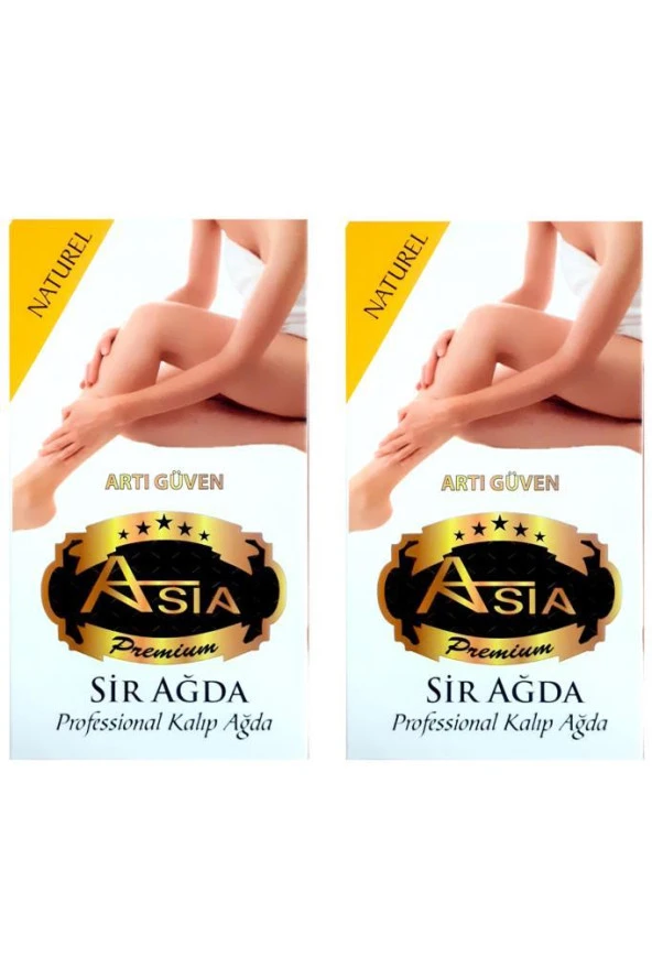 Asia Kalıp Sir Ağda Naturel Sarı 500 Gr. (2 Adet)