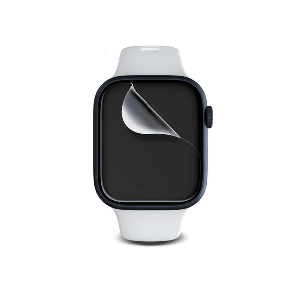 Apple Watch 9 45mm Uyumlu 3 Adet  Parmak izi bırakmaz MAT Ekran Koruyucu Nano Jelatin