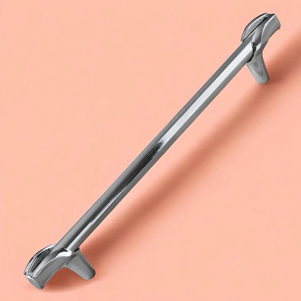 Prade 192 mm Krom Kulp Metal Mobilya Çekmece Mutfak Kapak Dolap Kulpları Dolabı Kulbu Kulpu - Resim 8