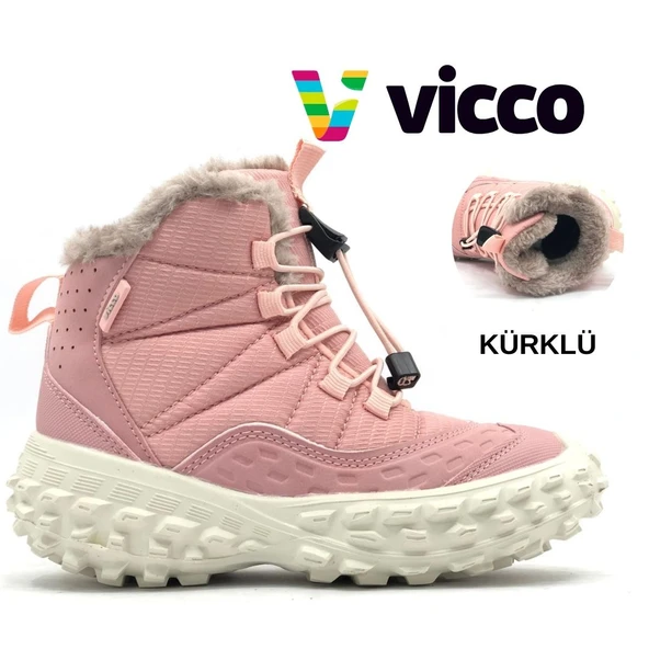 Vicco Tiger Phylon Kauçuk Taban Ortopedik Çocuk Kar Botu - 3
