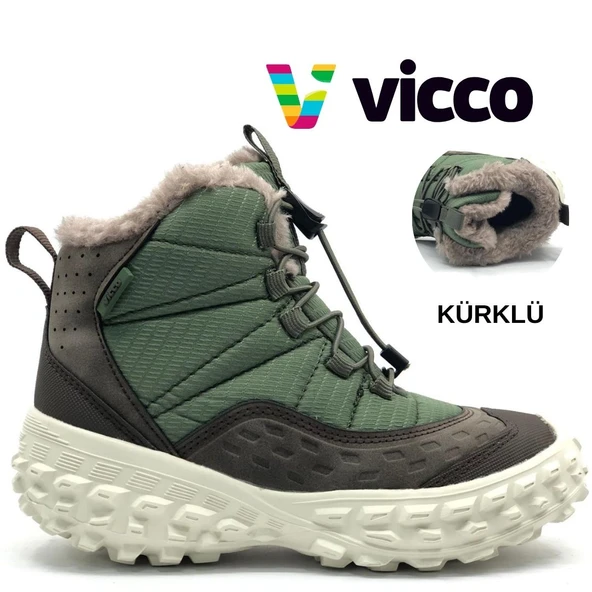 Vicco Tiger Phylon Kauçuk Taban Ortopedik Çocuk Kar Botu - 4