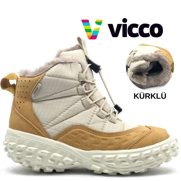 Vicco Tiger Phylon Kauçuk Taban Ortopedik Çocuk Kar Botu - 2