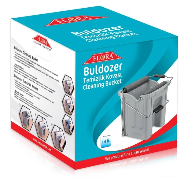 FLORA BULDOZER TEMİZLİK KOVASI F060 - Resim 2