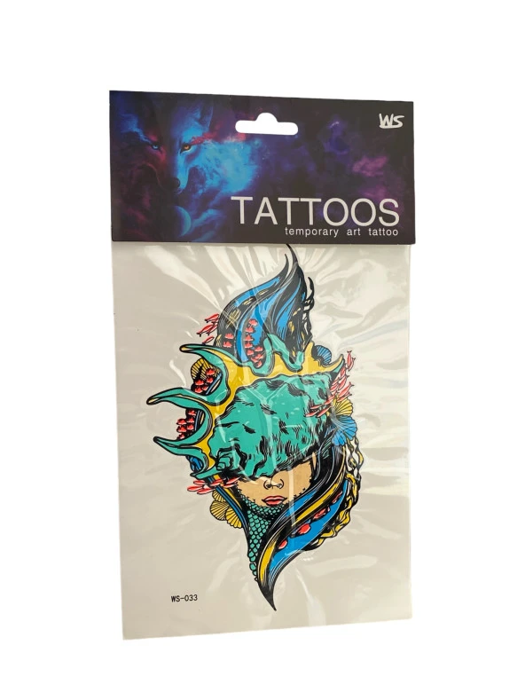 Tattoos Ws-033 Sırt Dövmesi