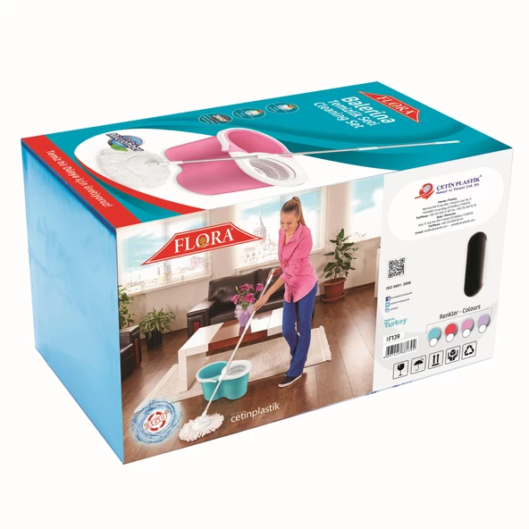 FLORA BALERİNA TEMİZLİK SETİ F139 - 6