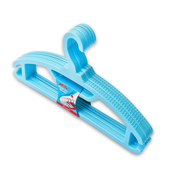 FLORA BÜYÜK BOY STİL ELBİSE ASKISI 6'LI F168 - Resim 3