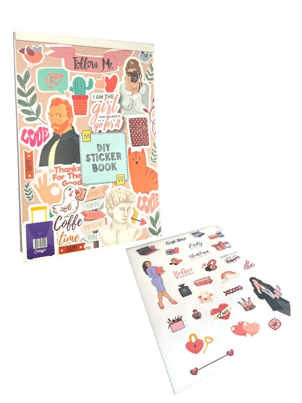Cengo Sticker Defteri – 17cm X 25cm 16 Syf