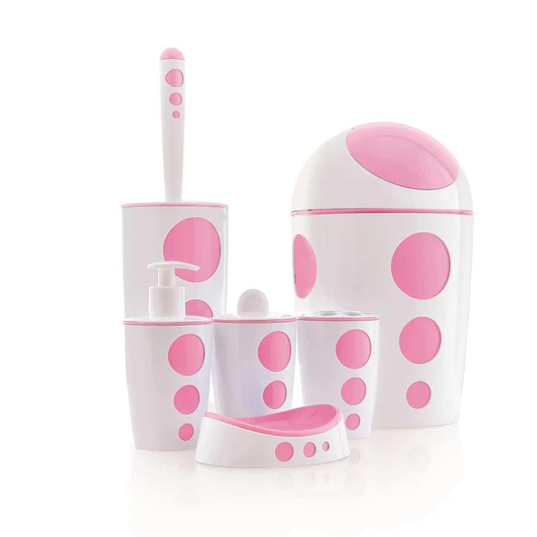 FLORA PUNTO BANYO SETİ 6 PARÇA F378 - 4