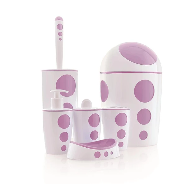 FLORA PUNTO BANYO SETİ 6 PARÇA F378 - 6