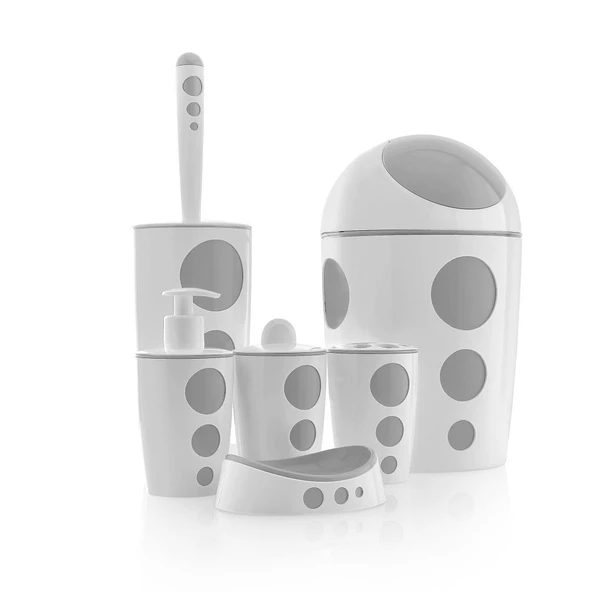 FLORA PUNTO BANYO SETİ 6 PARÇA F378 - 5