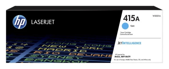 HP 415A Cyan Mavi 2.100 Sayfa Toner W2031A ürün görseli