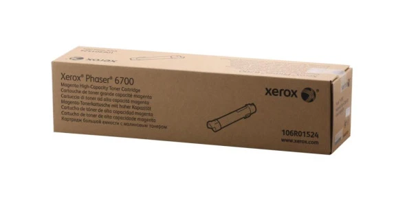 Xerox 106R01524 Phaser 6700 Yüksek Kapasite Magenta Kırmızı Toner 12.000 Sayfa ürün görseli 1