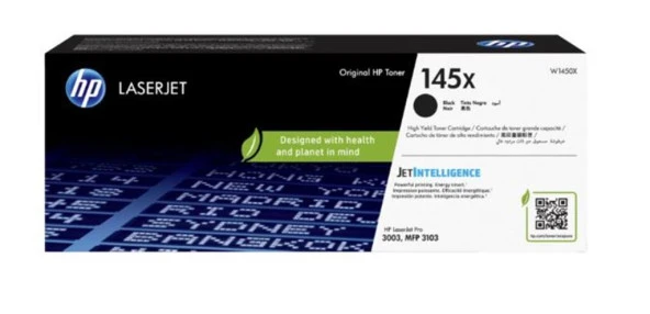 HP 145X Black Siyah 3.800 Sayfa Toner W1450X - 1