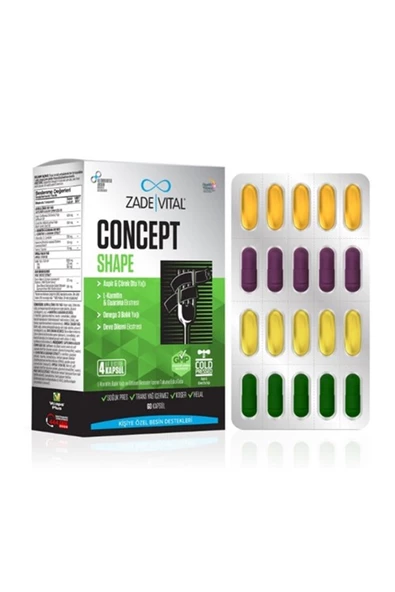 ZADE VITAL CONCEPT SHAPE 60 KAPSÜL