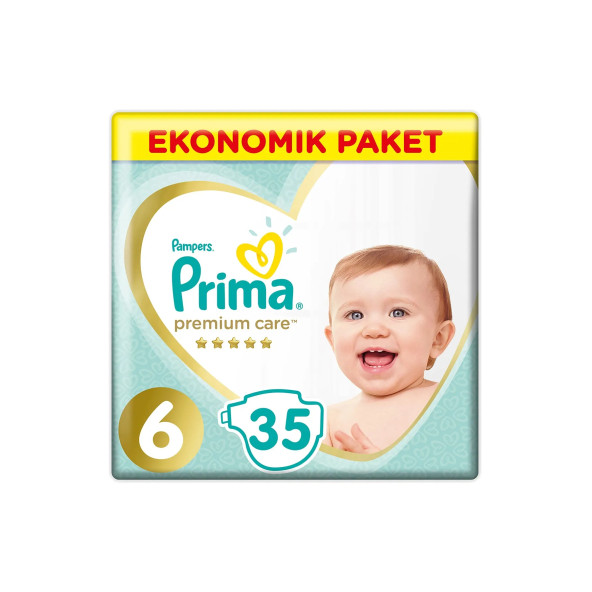 Prima Bebek Bezi Premium Care 6 Beden 35 Adet Ekstra Large