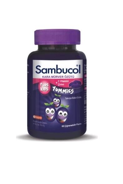 SAMBUCOL PLUS KIDS YUMMIES 60 ADET