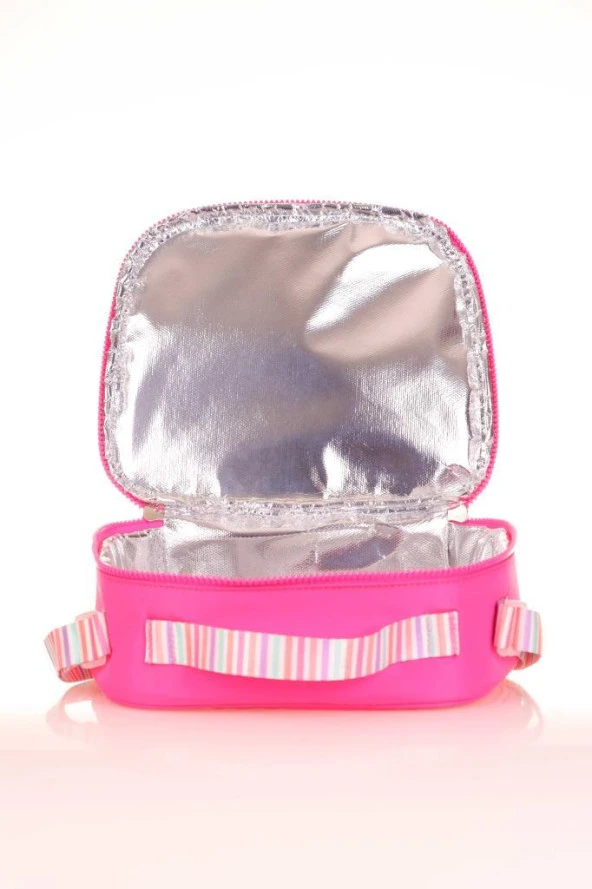 Kaukko Double Stripe Beslenme Çantası Pink K9037 - 3