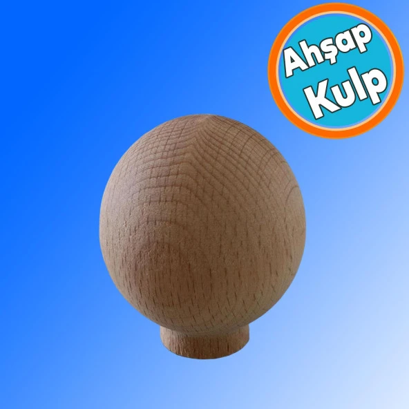 Ahşap Küre Kulp Tek Vidalı Çekmece Mutfak Mobilya Dolabı Dolap Kulpu Kulbu Düğme Kulpları ürün görseli