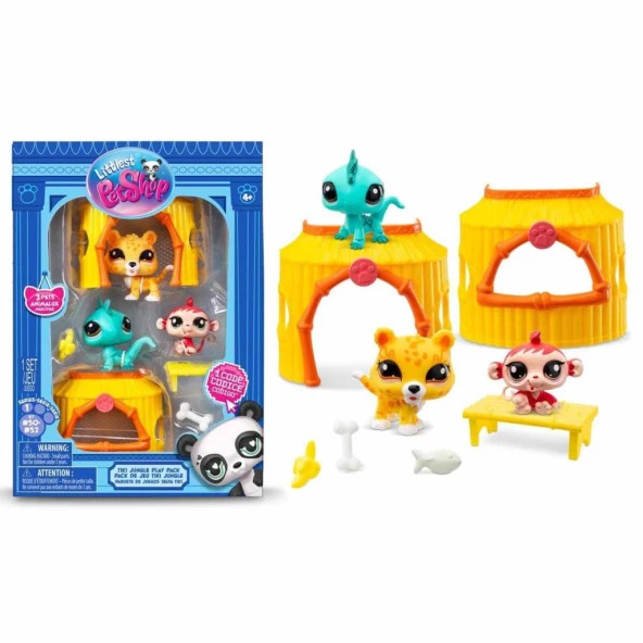Hasbro Littlest Petshop Figür Set Minişler Orman Temalı Hayvanlar 00515 (KOLİ İTEMİ S03005158)