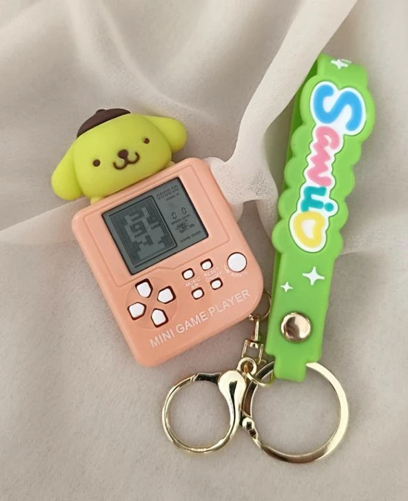Anahtarlık Sanrio Pompompurin Mini Game Tetris Oyun Konsol Anahtarlık ürün görseli
