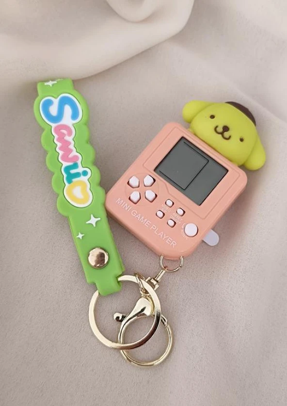 Anahtarlık Sanrio Pompompurin Mini Game Tetris Oyun Konsol Anahtarlık - Resim 6