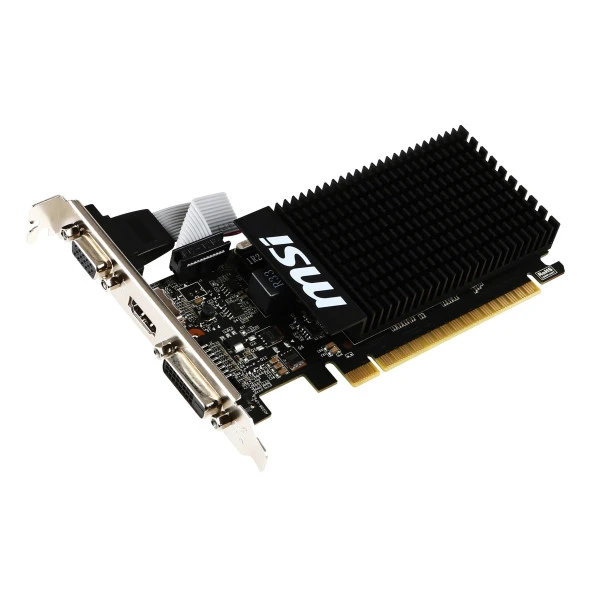 MSI GeForce GT710 LP 2GB DDR3 64Bit DVI/VGA/HDMI Ekran Kartı - Resim 3