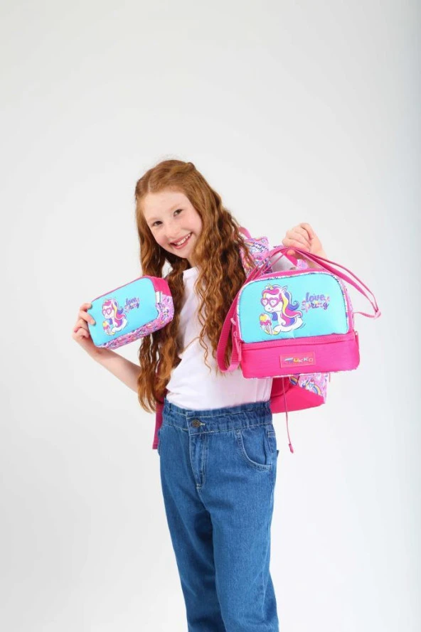 Kaukko Kids Sırt Çantası Cube Unicorn L5158 - 4