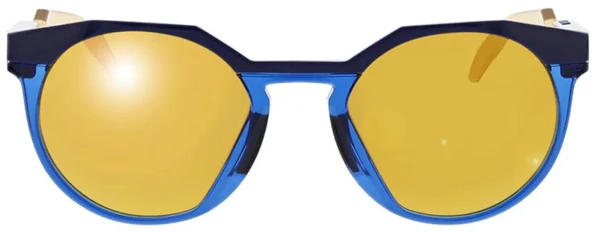Oakley HSTN Mbappe İmzalı Polarize Güneş Gözlüğü 924211 Navy Trans Blue Prizm 24K Polarized - Resim 5