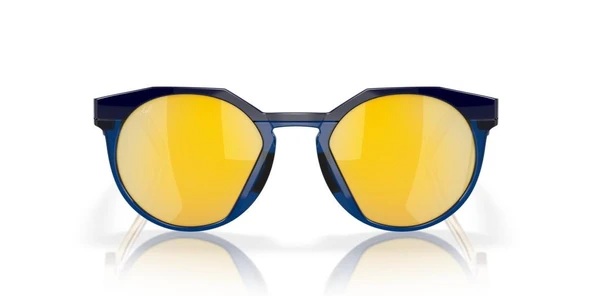 Oakley HSTN Mbappe İmzalı Polarize Güneş Gözlüğü 924211 Navy Trans Blue Prizm 24K Polarized - Resim 2