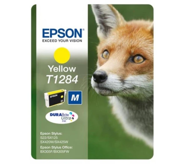 Epson BX305 SX125-425 Yellow Sarı Mürekkep Kartuş T12844022 ürün görseli 1