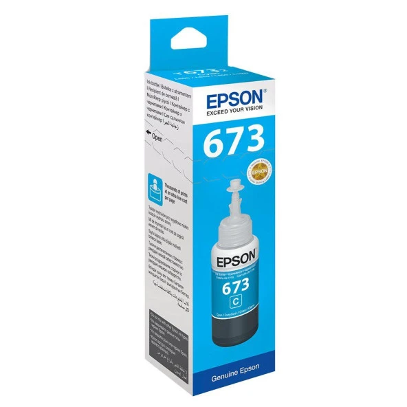 Epson T09C2 108 Cyan Mavi Şişe Mürekkep T09C24A L18050-L8050 ürün görseli 1