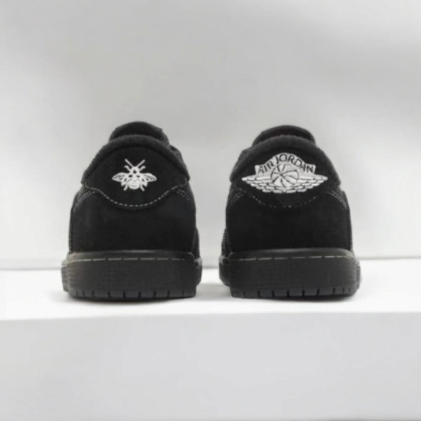 Nike Air Jordan 1 Retro Low Travis Scott Black Phantom Unisex Spor Ayakkabı - Resim 4